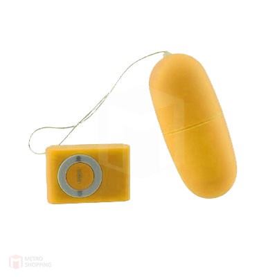Vibrating Egg Remote Control (Yellow) ถูกและดี ความเพลิดเพลินสูงสุดสำหรับคุณผู้ชาย ของเล่น