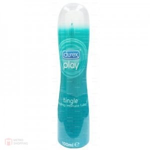 Durex Play Tingle 100ml. เจลหล่อลื่น กลิ่นเสปียร์มินต์ ที่ให้สูตรเย็น ขณะใช้ ช่วยเพิ่มความสุขให้ทุกๆโอกาสเป็นโอกาสพิเศษ โดยเป็นเนื้อเจลใส 