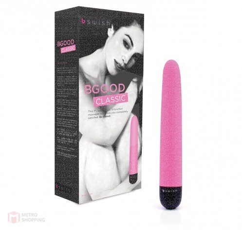 B SWISH BGOOD CLASSIC PINK ของเล่นระบบสั่นขนาดมาตรฐาน ปรับระดับความแรงได้ 