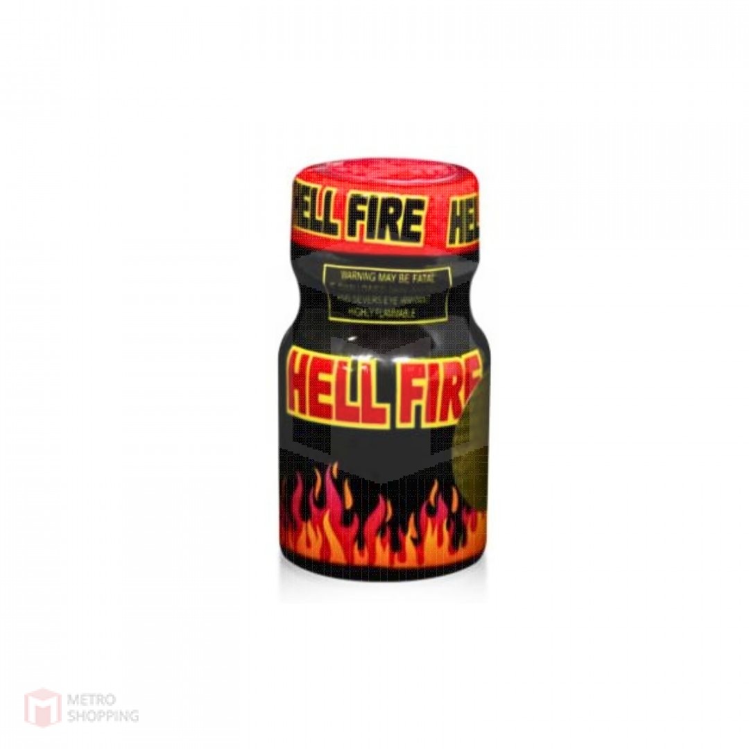 Poppers - HELL FIRE (ขวดสีดำลายไฟ) 10ml