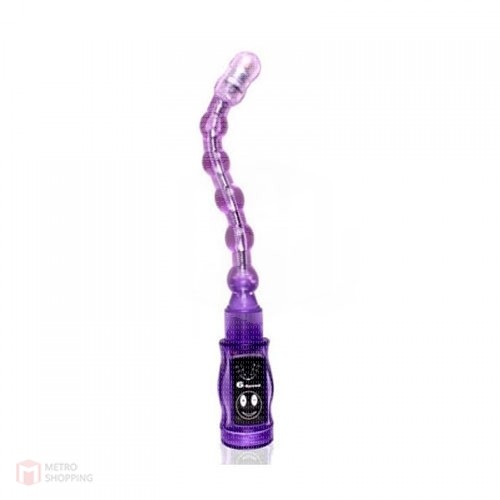 Anal Butt Plug Purple (เครื่องสั่นประตูหลังงอได้)