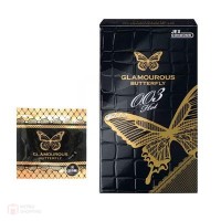 ถุงยางญี่ปุ่น Jex Glamourous Butterfly 0.03 Hot Condom 