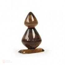  Wins Anus Stopper 6 ของเล่นผลิตจากยางคุณภาพสูง โปร่งแสง สีดำ พื้นผิวสัมผัสเรียบลื่น