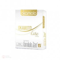 ถุงยางอนามัย Okamoto Lite (บางและยืดหยุ่นสูง)