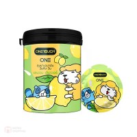 ถุงยางอนามัย ONETOUCH ONE Lemon Lover แบ่งขาย 1 ชิ้น (กลิ่นเลม่อน)