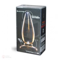 Wins Anus Stopper 2 ของเล่นผลิตจากยางคุณภาพสูง โปร่งแสง สีดำ พื้นผิวสัมผัสเรียบลื่น