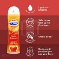 Durex Play Sweet Strawberry 50 ml (ดูเร็กซ์ เพลย์ สวีท สตรอเบอร์รี่)