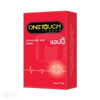 ถุงยางอนามัย One Touch Happy (ผิวเรียบกลิ่นวานิลลา 12ชิ้น)