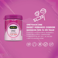 ถุงยางอนามัย One Touch Sweet Romance กระป๋อง 12 ชิ้น (สวีท โรแมนซ์)