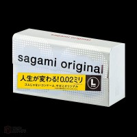 ถุงยางญี่ปุ่น Sagami Original 0.02 L-size box of 12 