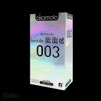 ถุงยางอนามัย Okamoto 003 แพ็ค 10 ชิ้น (บางและคุ้ม)