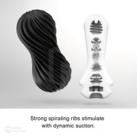 Tenga FLEX – Rocky Black