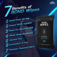 Bond Wipes 10 Sachets,จำหน่าย,กระดาษเช็ดจู๋, Bond, สำหรับผู้ชาย, ขายดี, หอม, ควยเหม็น