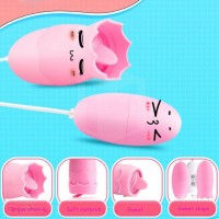 Dual Egg Vibrator 10 Function USB Pink (อุปกรณ์สั่น)