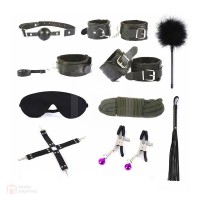 BDSM Sets (เครื่องพันธนาการ 10 ชิ้น)