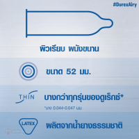 ถุงยางอนามัย Durex Airy (ดูเร็กซ์ แอรี่)