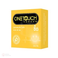 ถุงยางอนามัย ONETOUCH Zeed (ถุงยางอนามัยวันทัช ซี๊ด) ขนาด 45 mm. รุ่น 1 กล่อง 3 ชิ้น