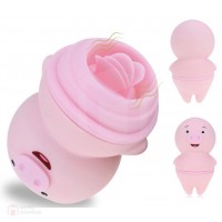 Vibration Massage Piglet (อุปกรณ์สั่นรูปหมู : ชาร์จ USB)